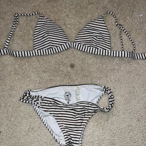 Hollister Striped Bikini Set